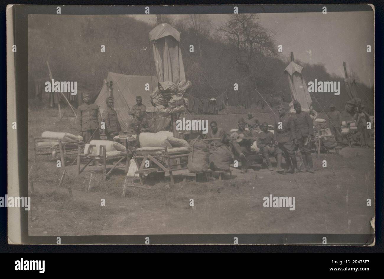 American soldiers in camp hi-res stock photography and images - Alamy
