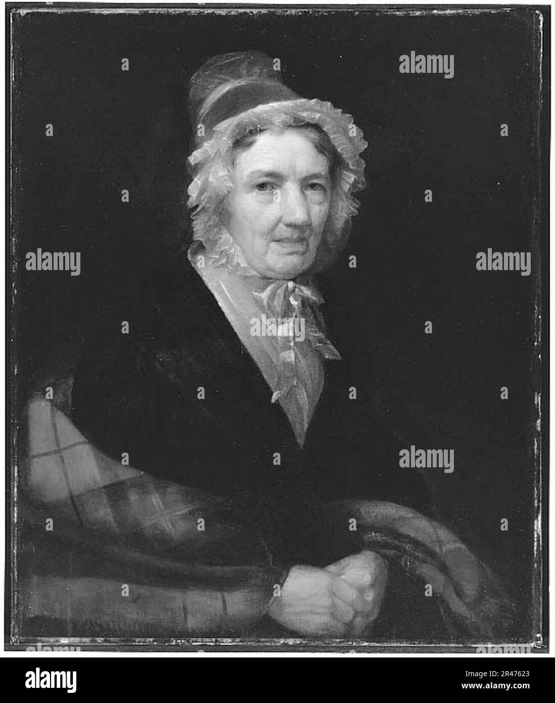 Unidentified artist, American, mid19th century Old Lady with a Plaid