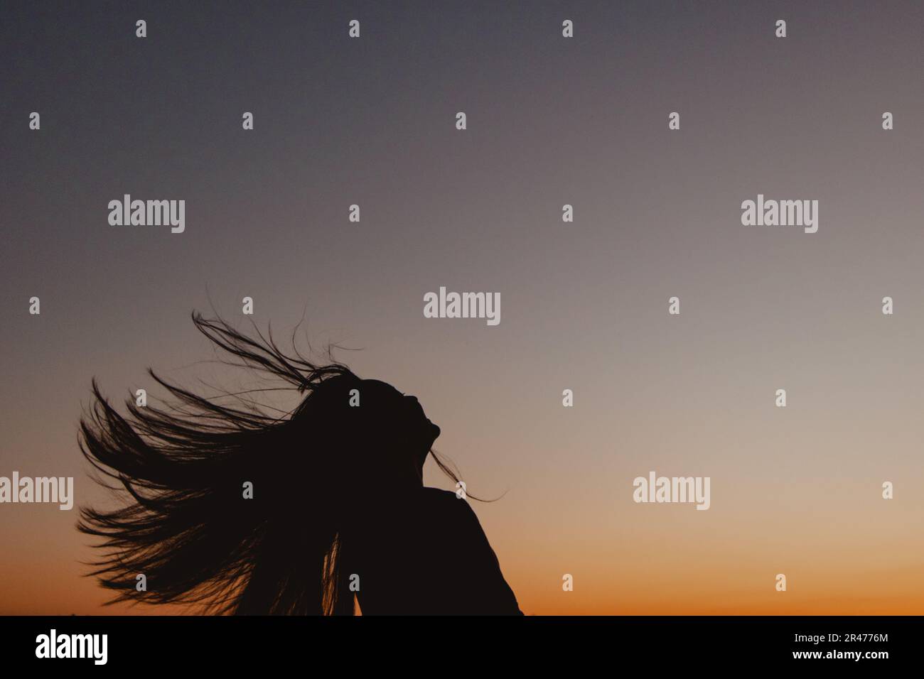 Wanderer silhouette hi-res stock photography and images - Alamy