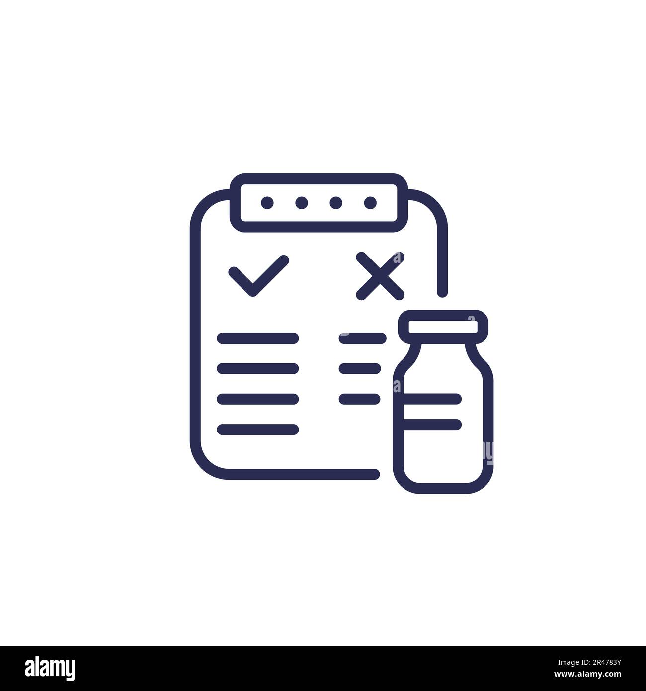pros-and-cons-of-vaccine-line-icon-stock-vector-image-art-alamy