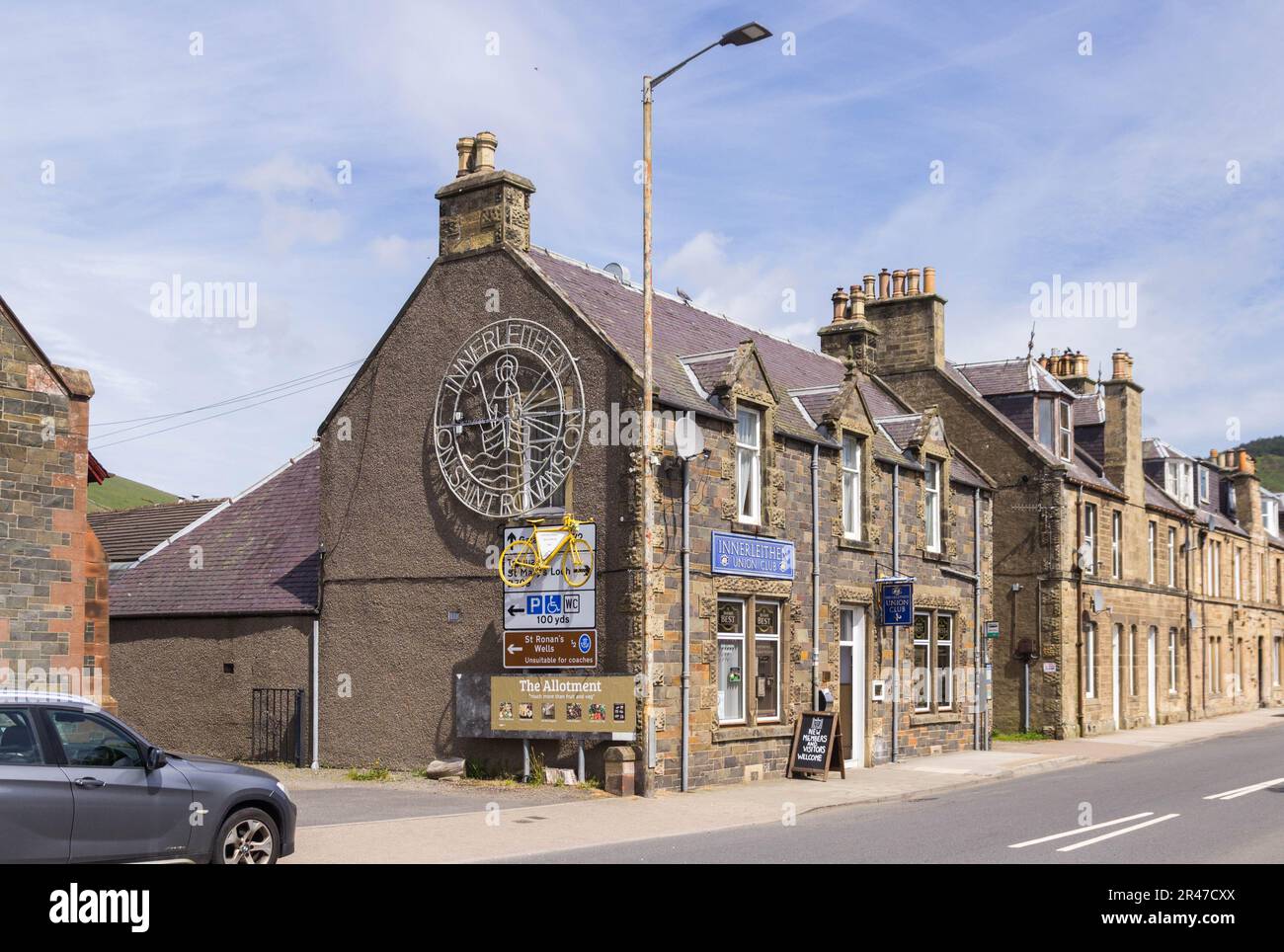 Innerleithen High Street, High Street Businesses Scottish Borders
