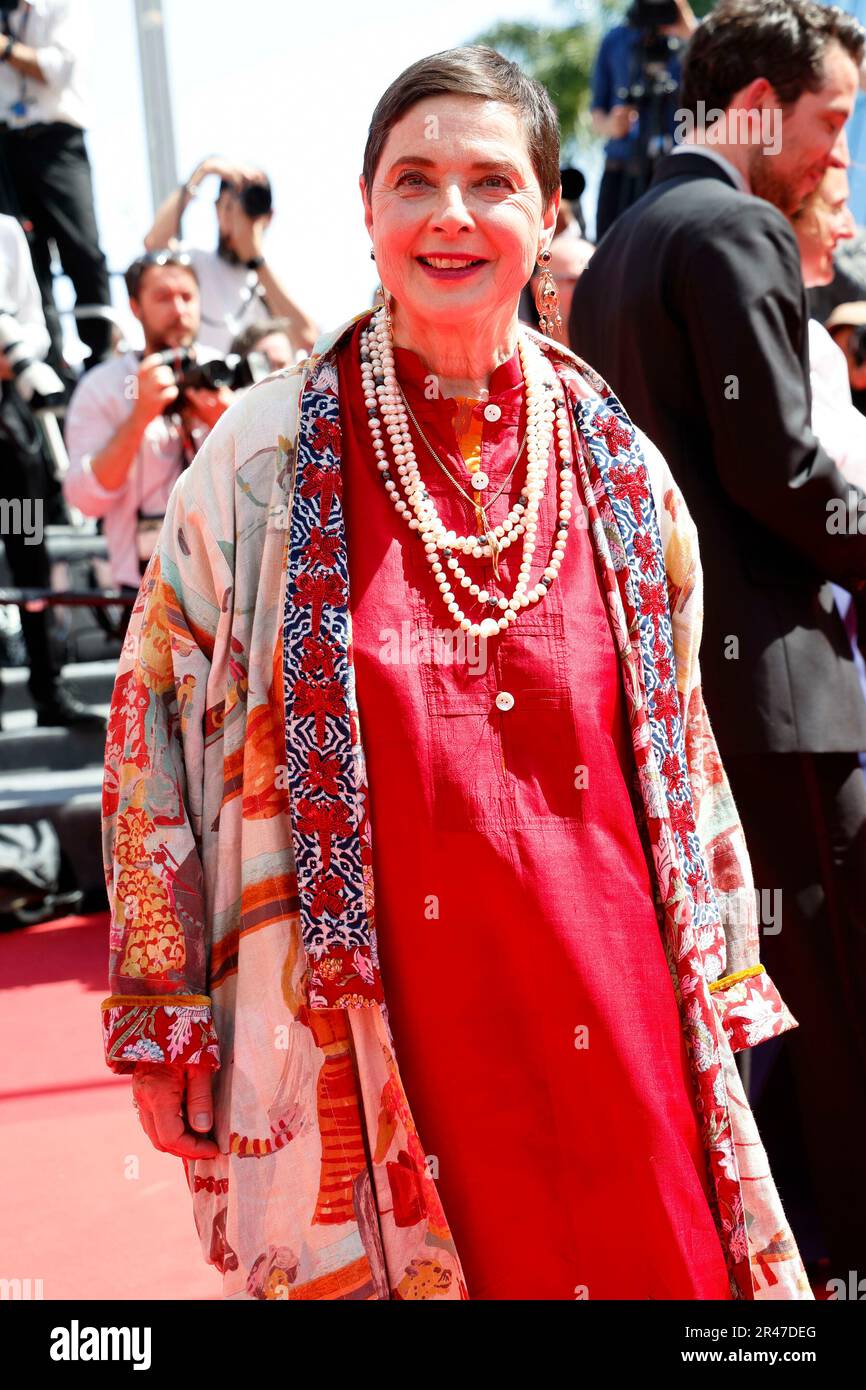 Isabella Rossellini attends the #39 La Chimera #39 premiere during the 76th