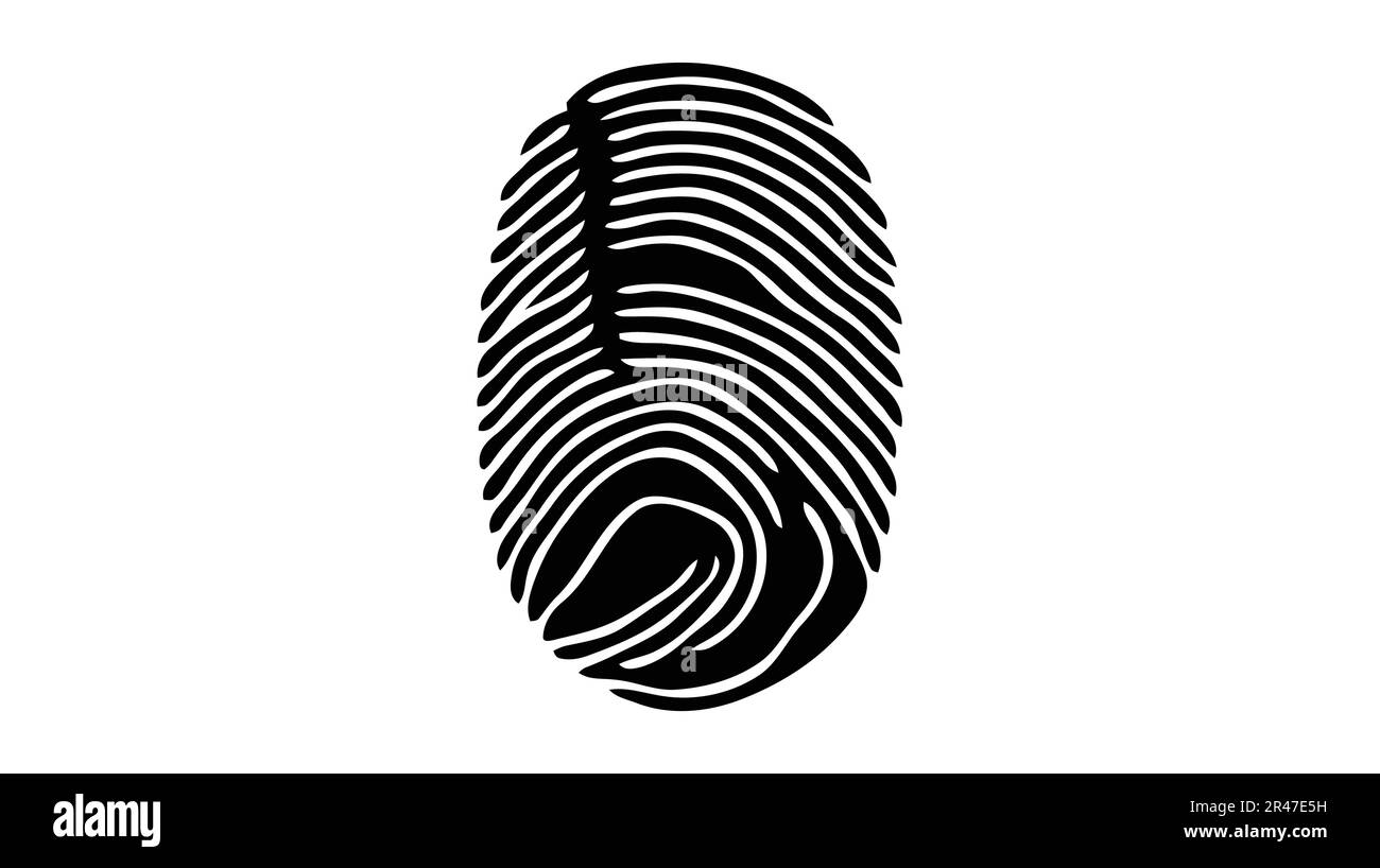 Finger print, fingerprint lock, ecure security logo vector icon ...