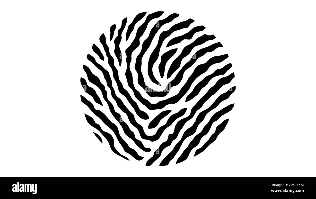 Finger print, fingerprint lock, ecure security logo vector icon ...