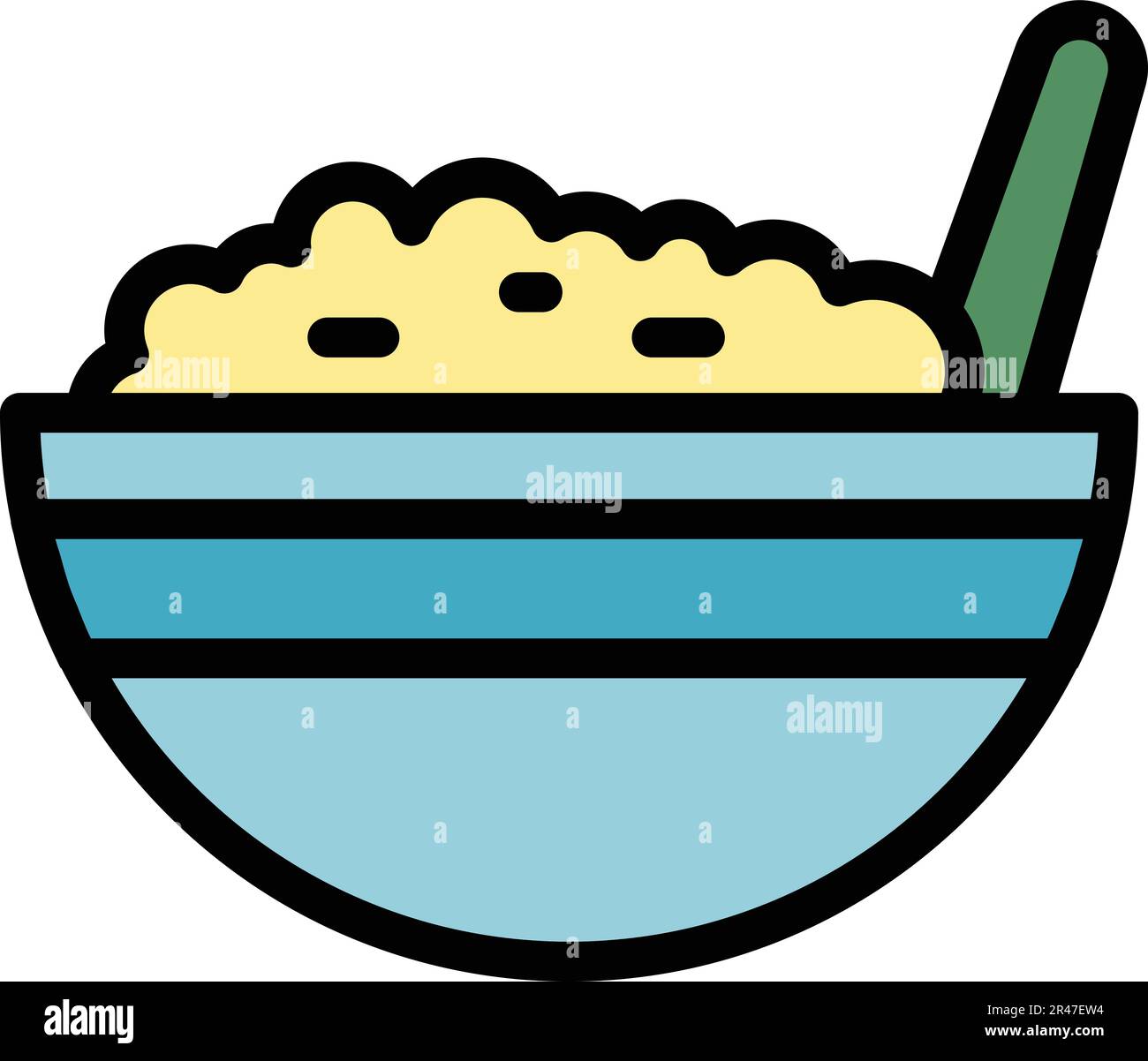 Lunch break food icon. Outline Lunch break food vector icon for web ...