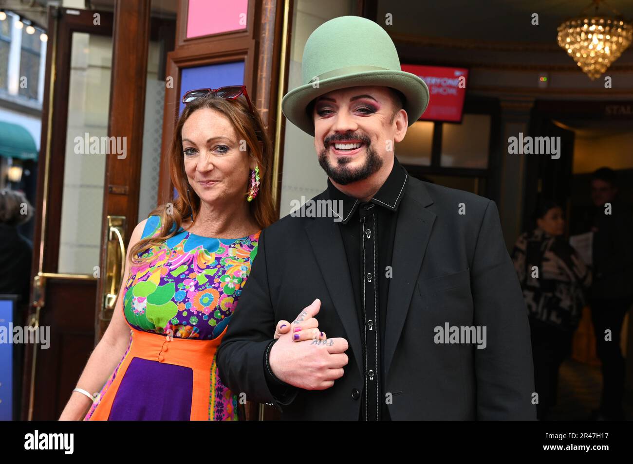 London, UK. 26th May, 2023. Boy George and his wife attends Press night ...