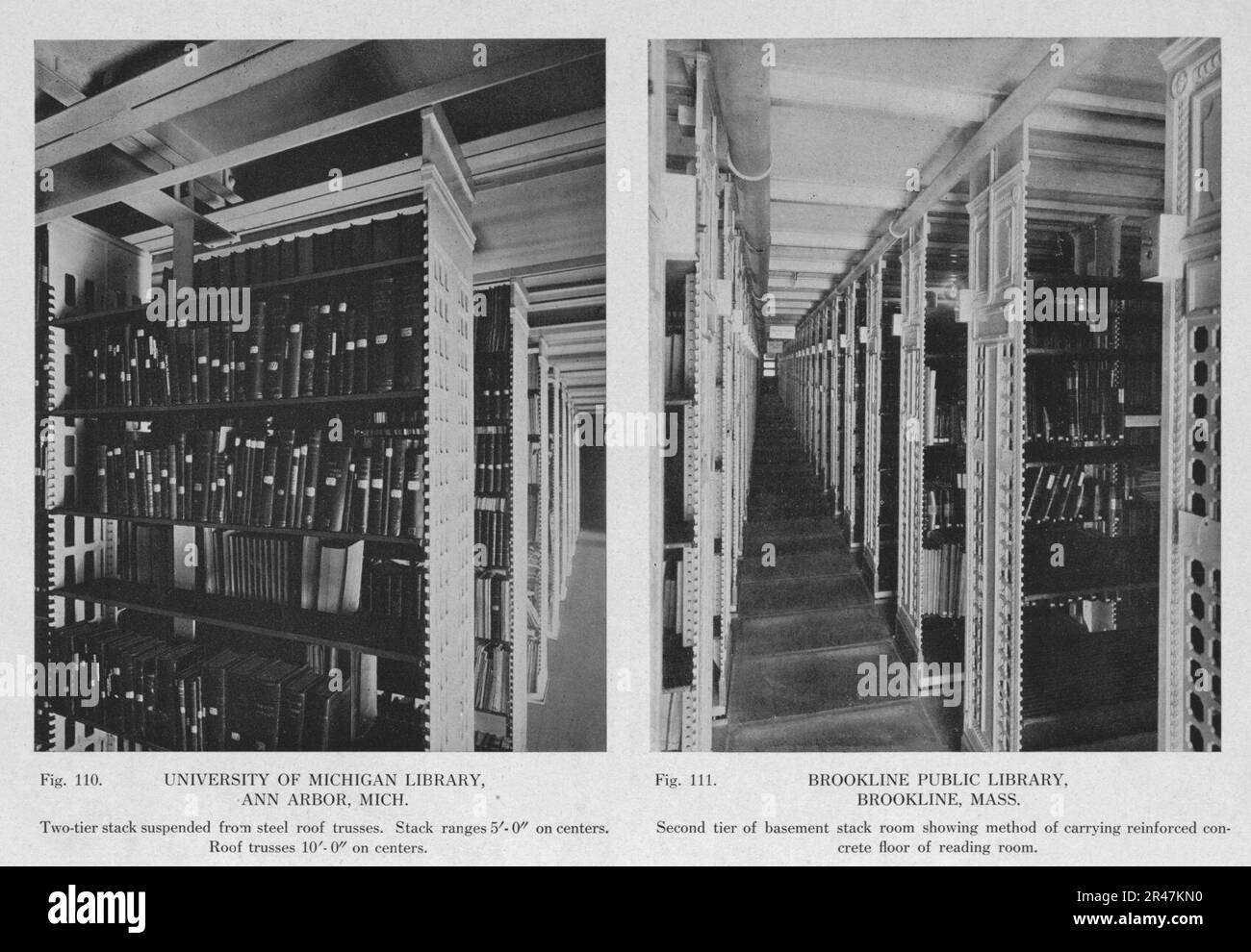 University of michigan library ann arbor mich two tier stack
