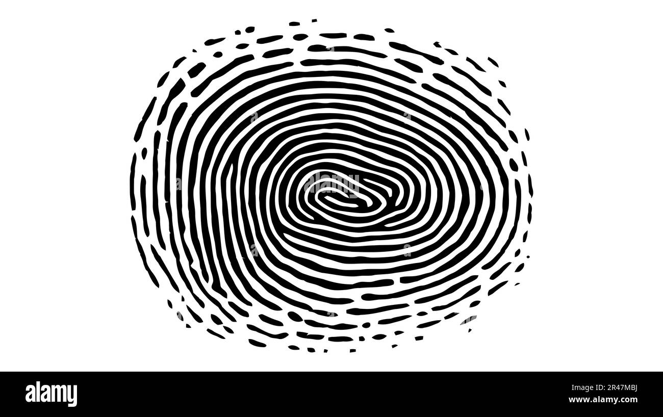 Finger print, fingerprint lock, ecure security logo vector icon ...
