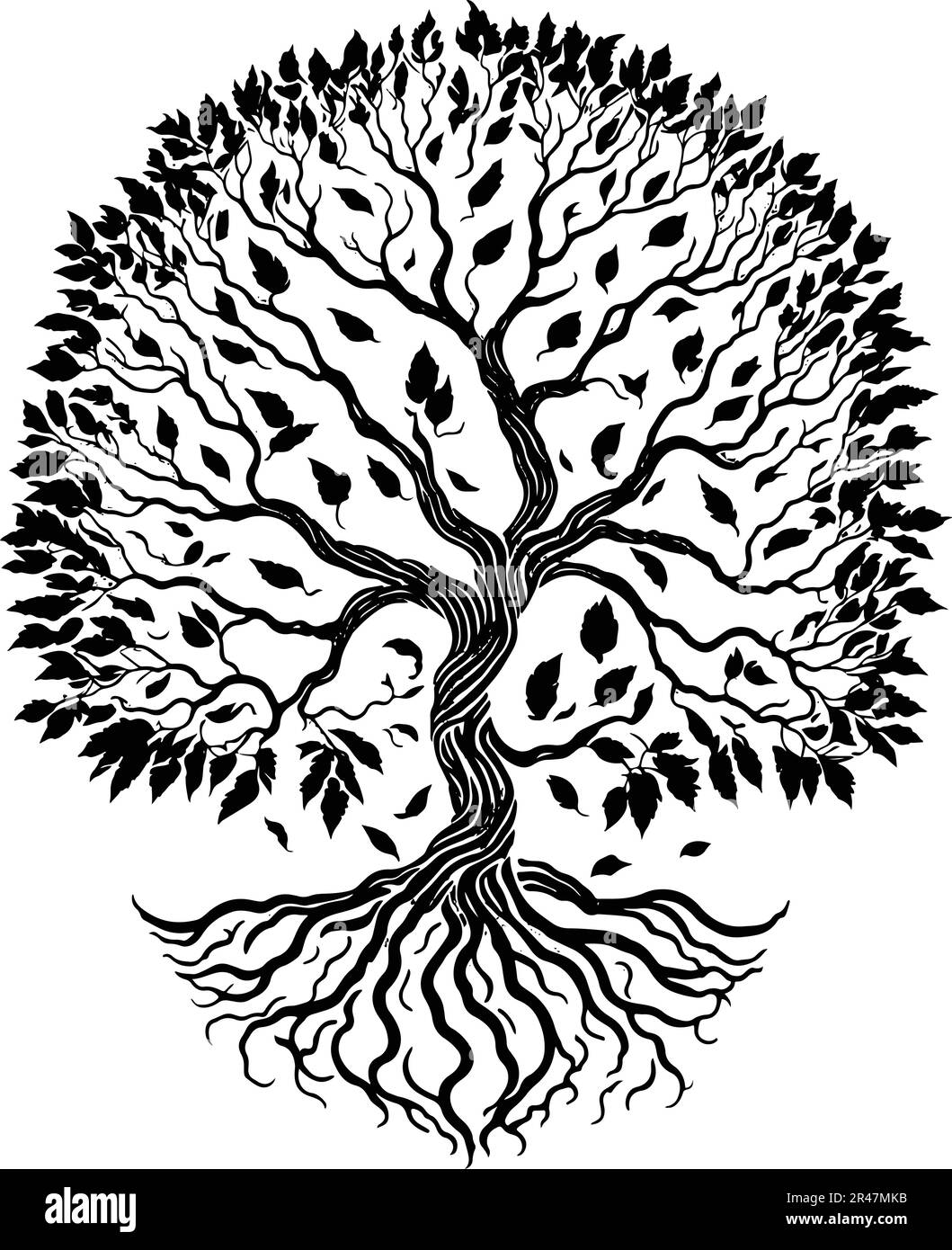 The "Tree of Life Logo Template Vector File" is a symbolic and