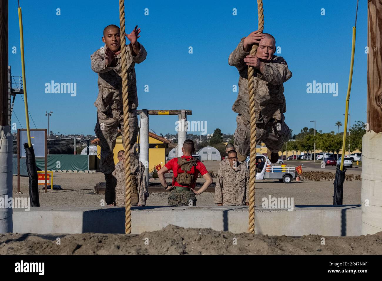 U S Marine Corps Recruits With Alpha Company 1st Recruit Training