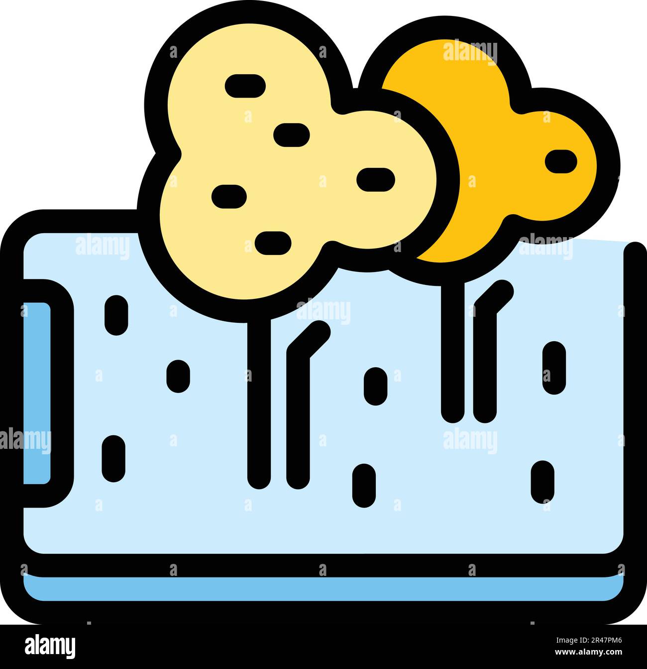 Virtual reality park icon. Outline Virtual reality park vector icon for