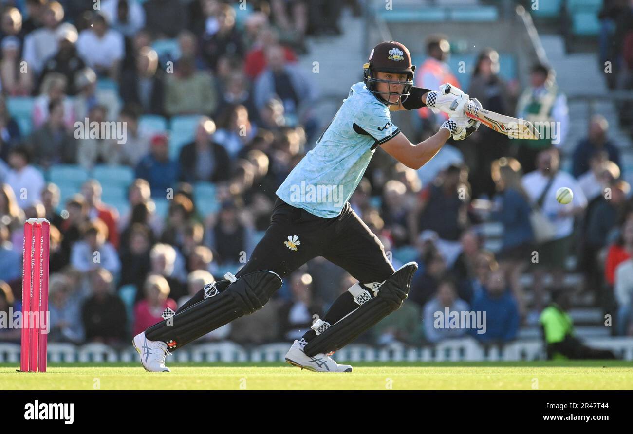 Oval, England. 26 May, 2023. Jamie Smith of Surrey County Cricket Club during the Vitality Blast match between Surrey versus Kent Spitfires. Credit: Nigel Bramley/Alamy Live News Stock Photo