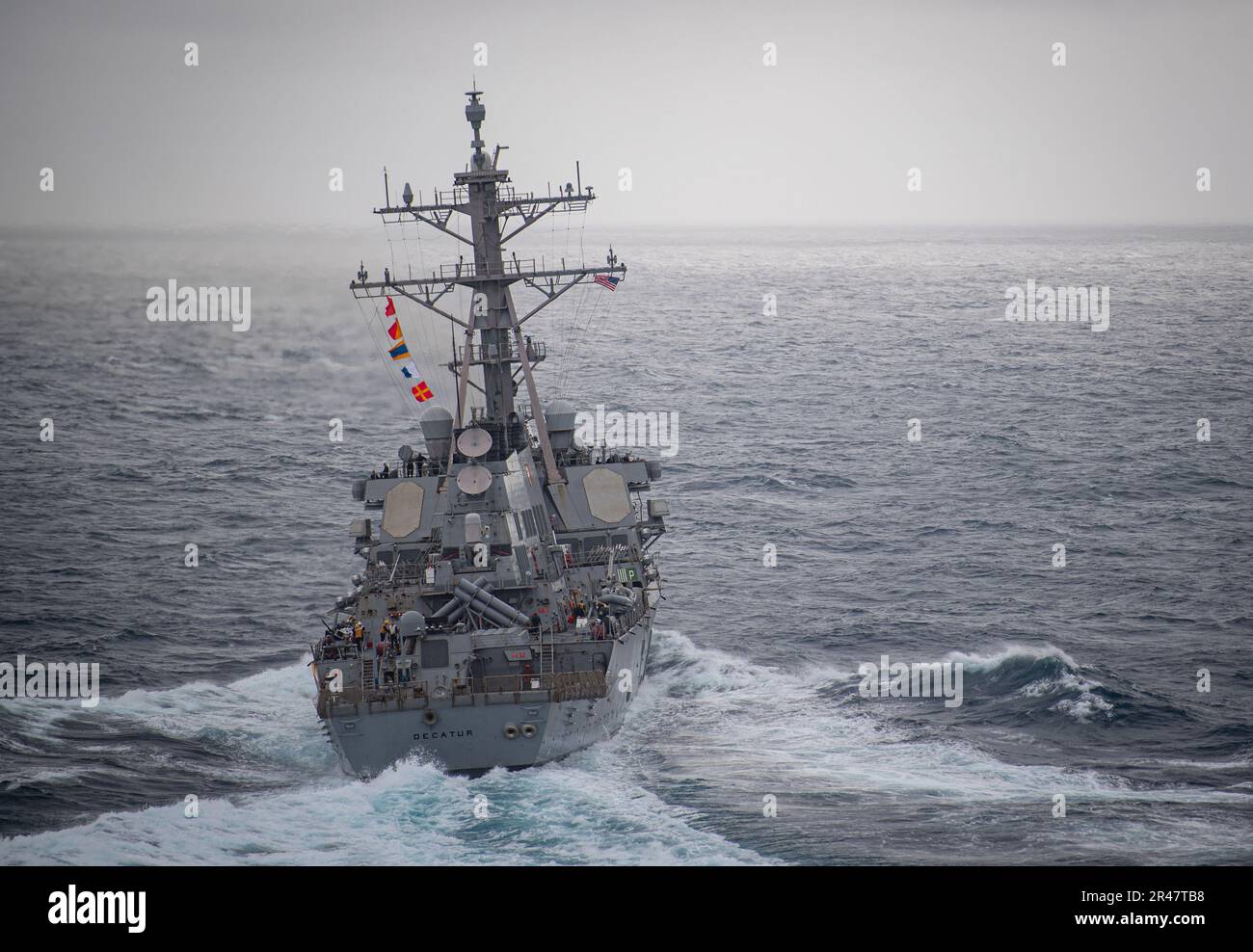 Uss Decatur 230129-N-XK462-1494 SOUTH CHINA SEA (Jan. 28, 2023) The Arleigh Burke ...