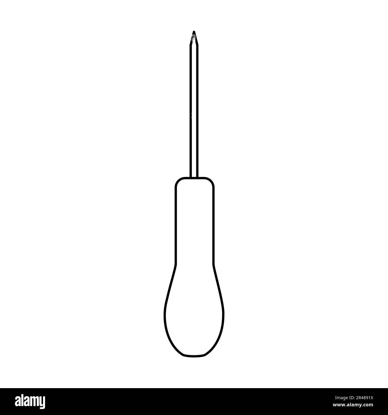 Set Awl Tool, Sewing Thread on Spool, Mannequin and Crochet Hook on  Seamless Pattern. Vector Stock Vector - Illustration of isolated, sewing:  229419763