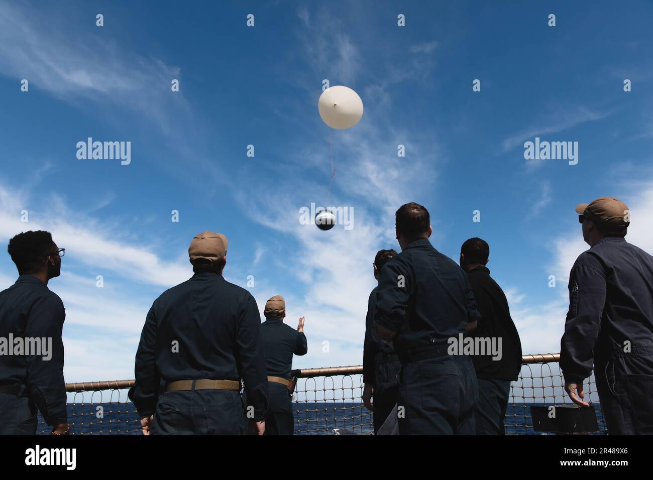 ATLANTIC OCEAN (March 31, 2023) Sailors, assigned to Arleigh Burke