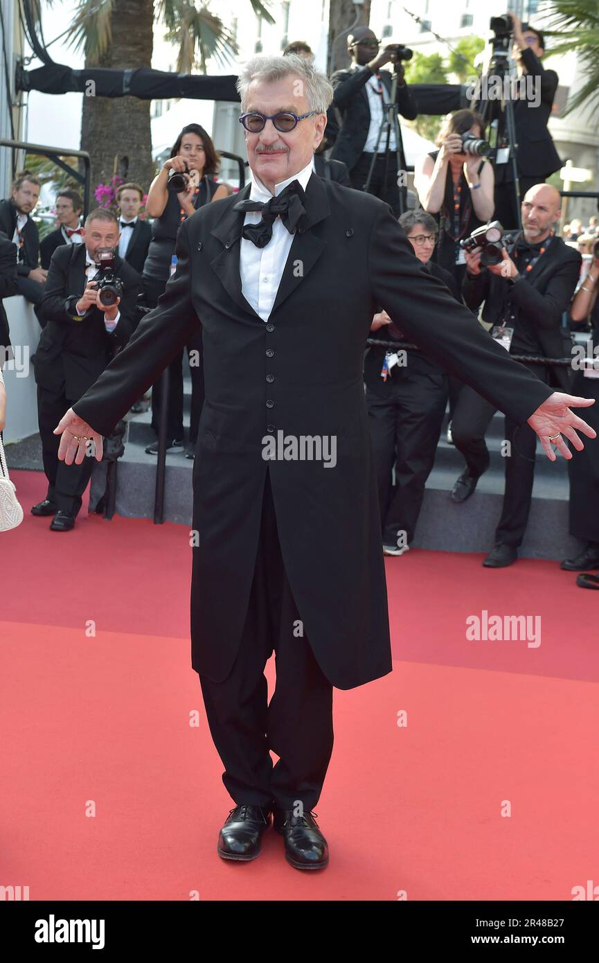 Cannes, France. 26th May, 2023. CANNES, FRANCE - MAY 26:Wim Wenders