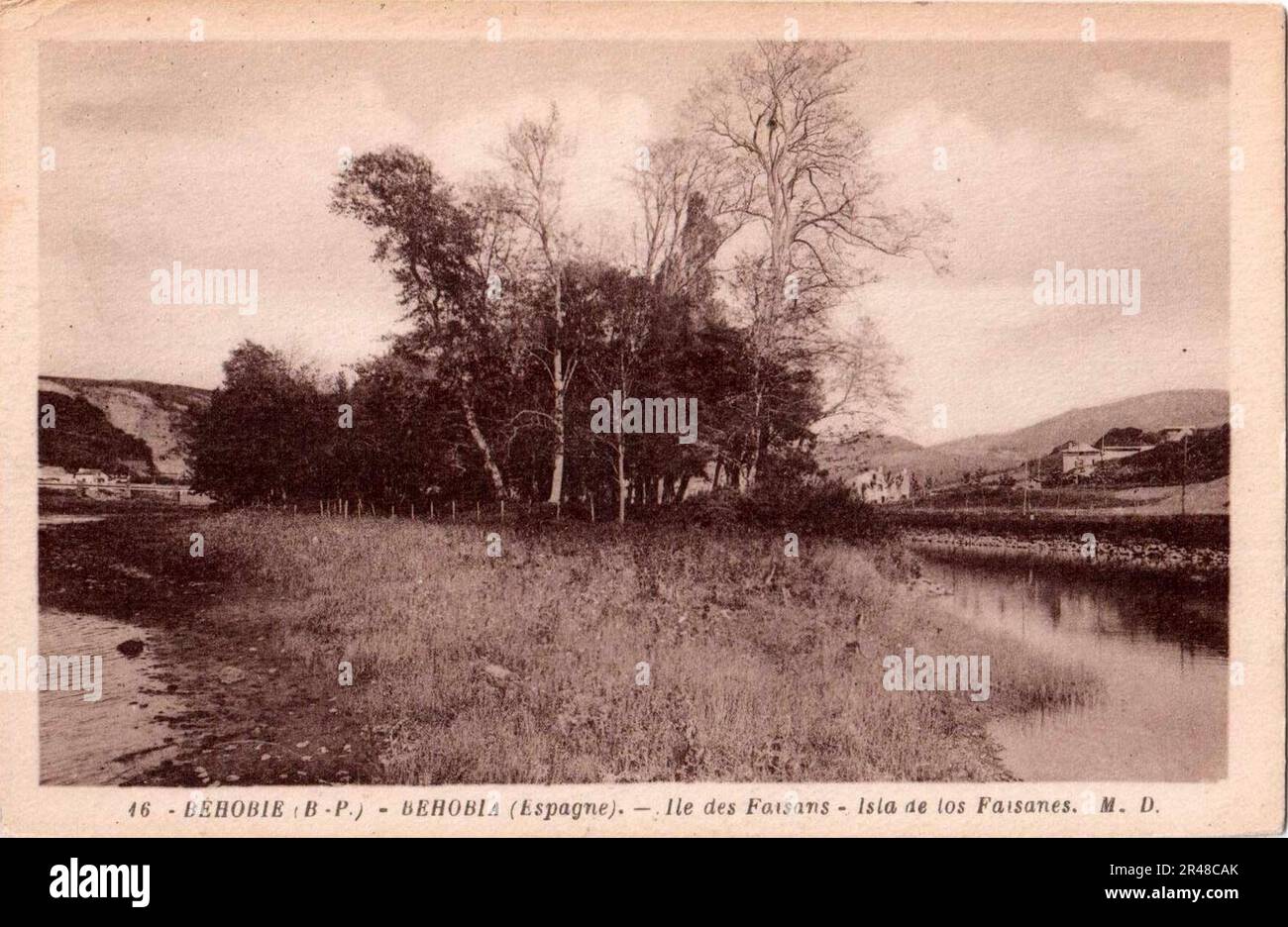 Urrugne 64 Ile Des Faisans Stock Photo Alamy urrugne-64-ile-des-faisans-stock-photo-alamy