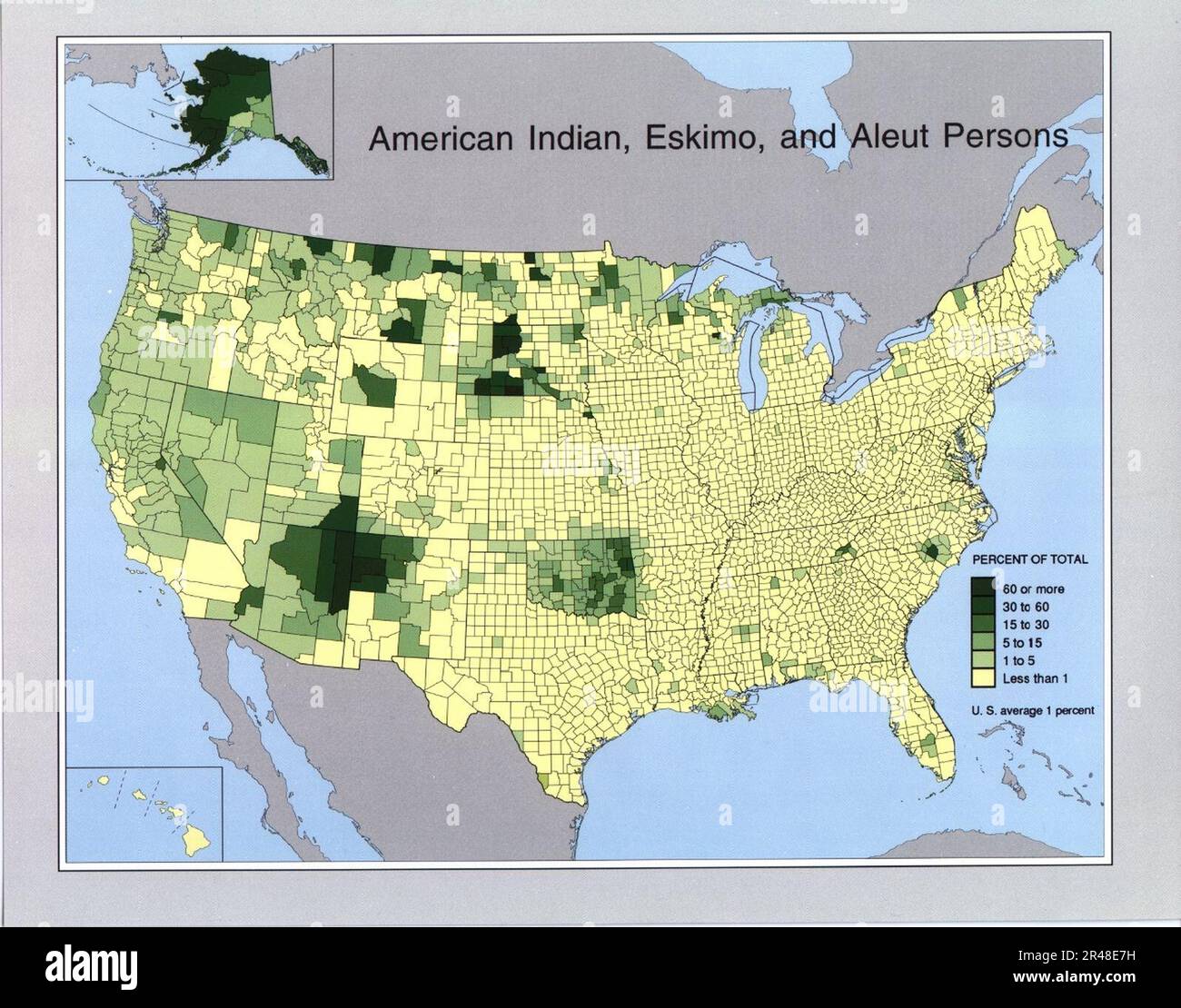 US Census 1990 americanindian Stock Photo - Alamy