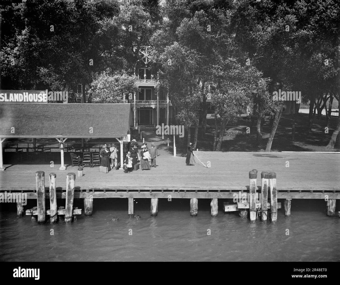 Star Island House, St. Clair Flats, Mich., between 1900 and 1920 Stock