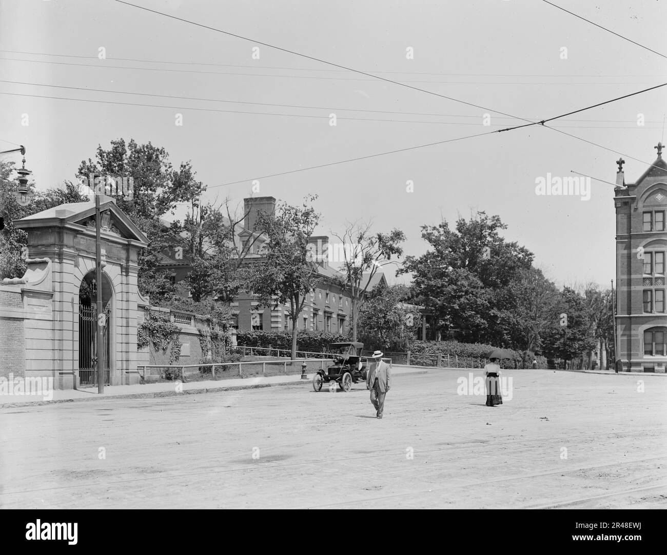 Quincy Square, Cambridge, Mass., between 1900 and 1920 Stock Photo Alamy