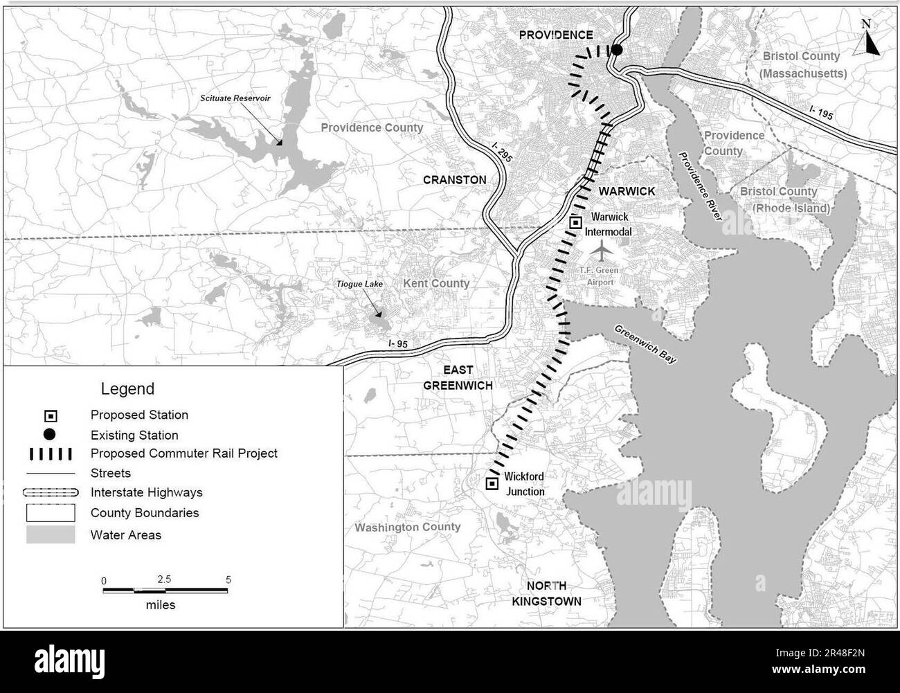 US FTA RI South County Commuter Rail Warwick Wickford Stock Photo Alamy