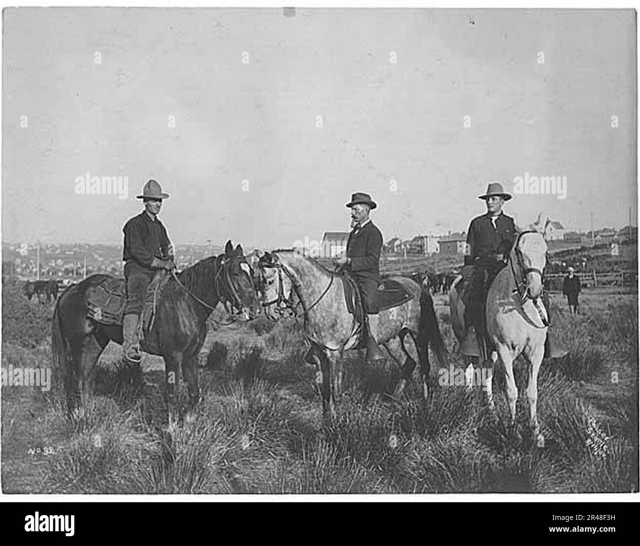 US government military corral in Seattle showing Dr Cassels, H Doll and