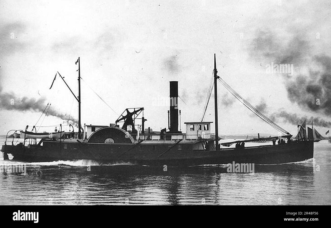 US Lighthouse Tender Geramium NH 96608 Stock Photo Alamy