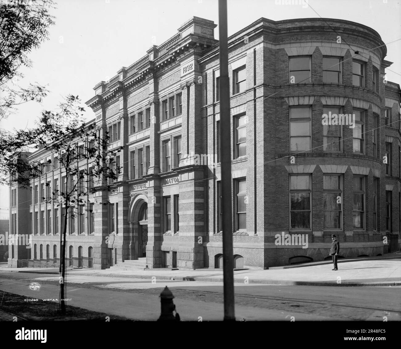 Wistar Institute of Anatomy, U. of Pa., Philadelphia, Pa., between 1900 and 1910. University of Pennsylvania. Stock Photo