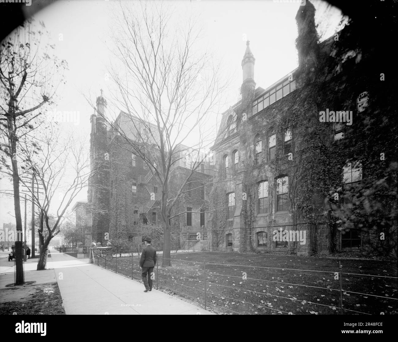 University Hospital, U. of Pa., Philadelphia, Pa., between 1900 and 1910. University of Pennsylvania. Stock Photo