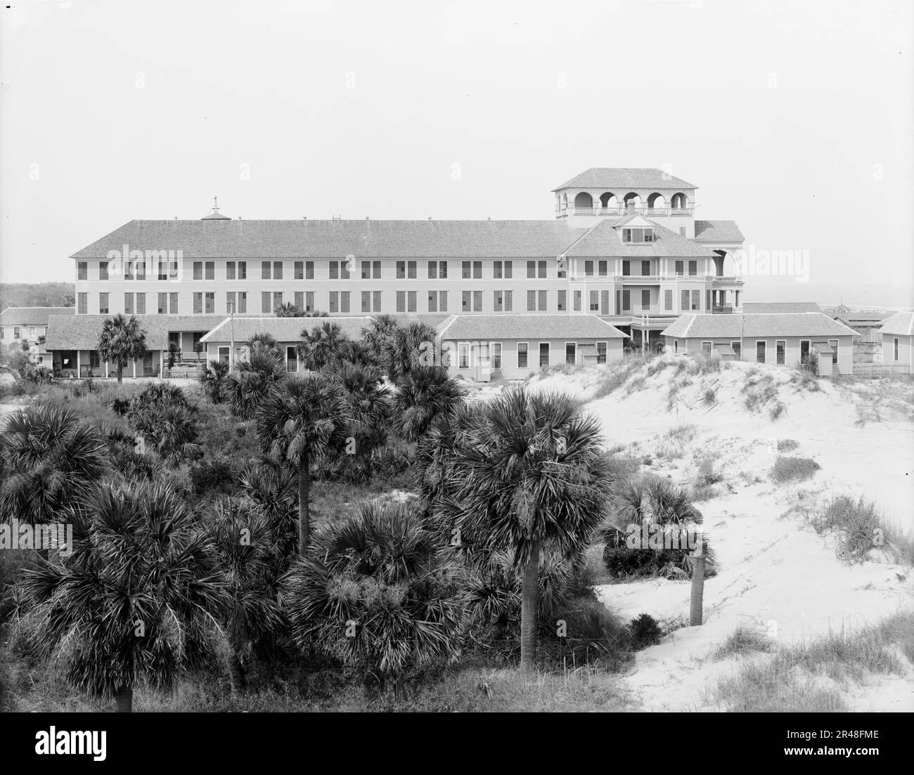 Hotel Tybee, Tybee Island, Savannah, Ga., between 1900 and 1910 Stock