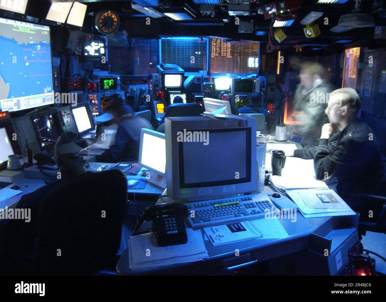 US Navy Combat Direction Center Stock Photo - Alamy