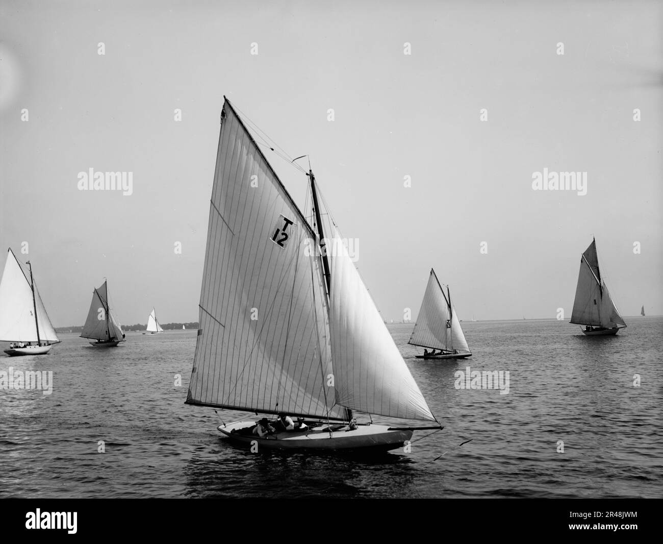 Eos, 1896 Sept 7. Probably Larchmont Yacht Club Stock Photo Alamy