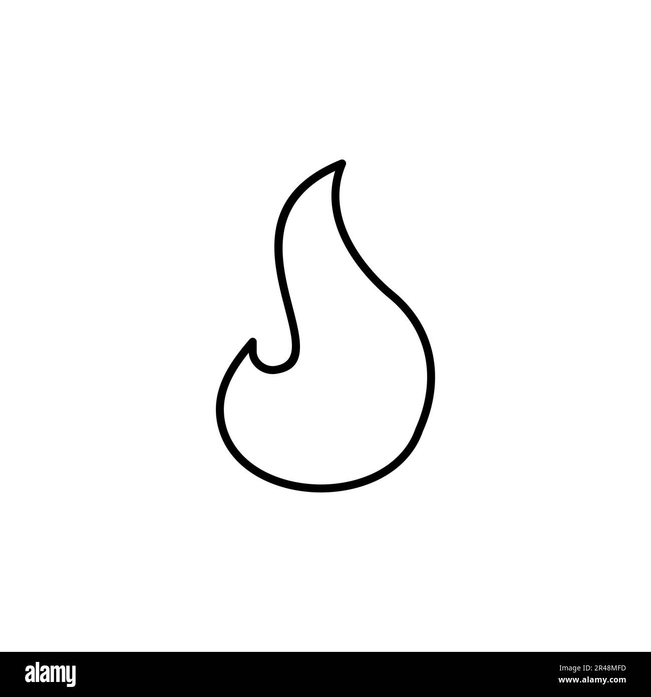 Fire icon vector. fire vector icon Stock Vector Image & Art - Alamy