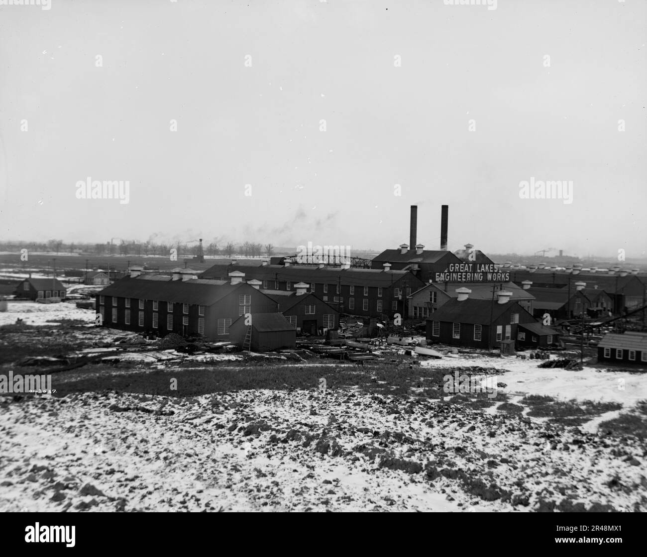 Great Lakes Engineering Works, Ecorse, Mich., (1906 Stock Photo Alamy