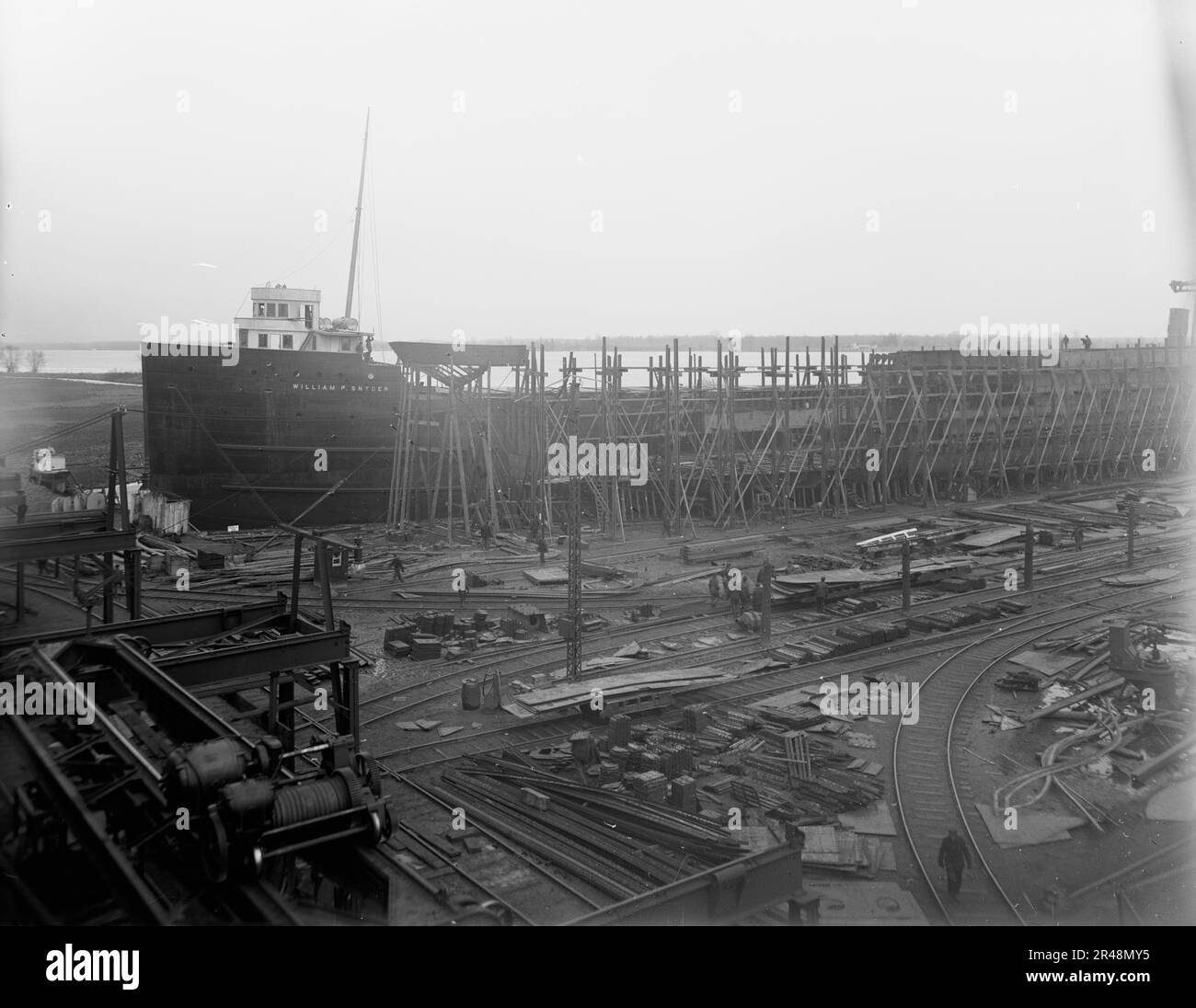 Great Lakes Engineering Works, Ecorse, Mich., 1906 Stock Photo Alamy