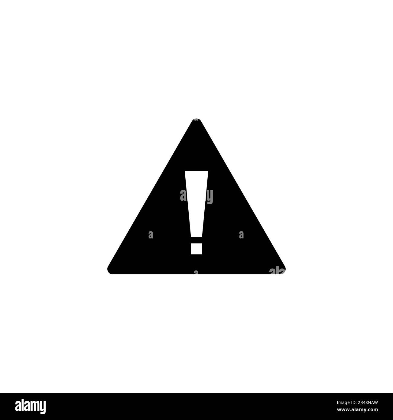 Exclamation danger sign. attention sign icon. Hazard warning attention sign Stock Vector