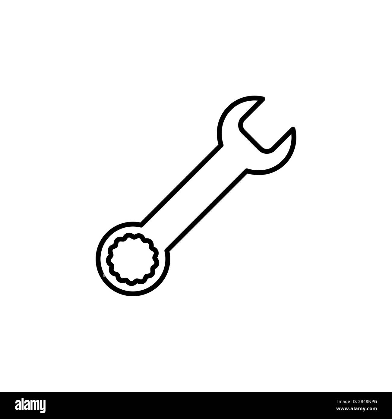 Wrench icon vector. repair icon vector. tools icon vector Stock Vector