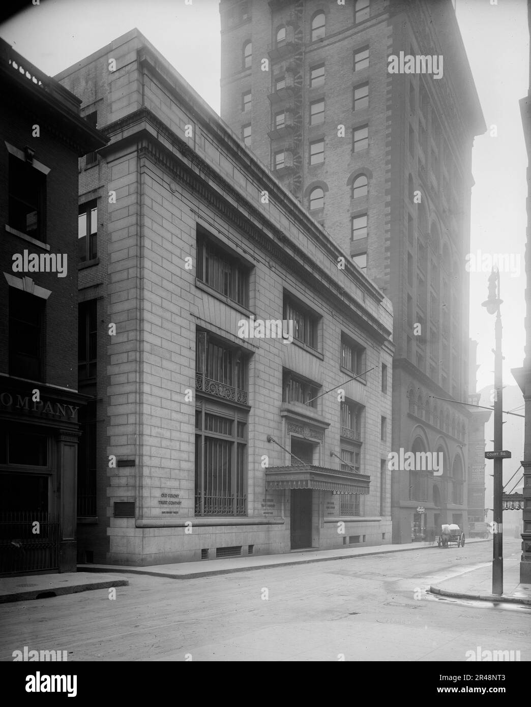 Old Colony Trust Company, main office, Court Street, Boston, Mass