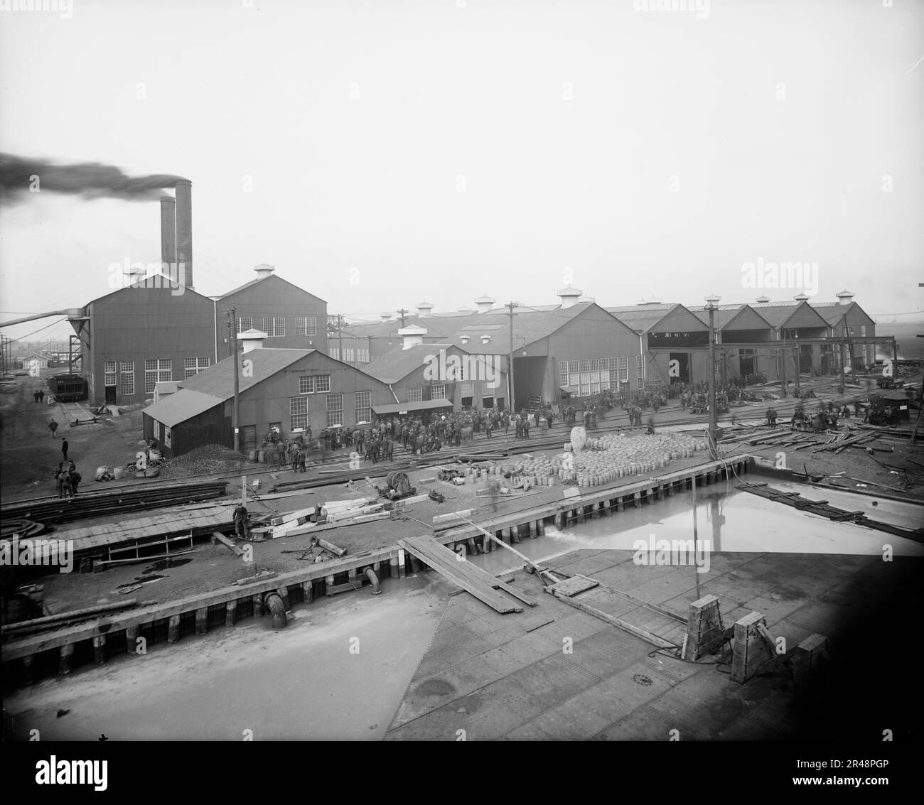Some of the shops, Great Lakes Engineering Works, Ecorse, Mich., (1906