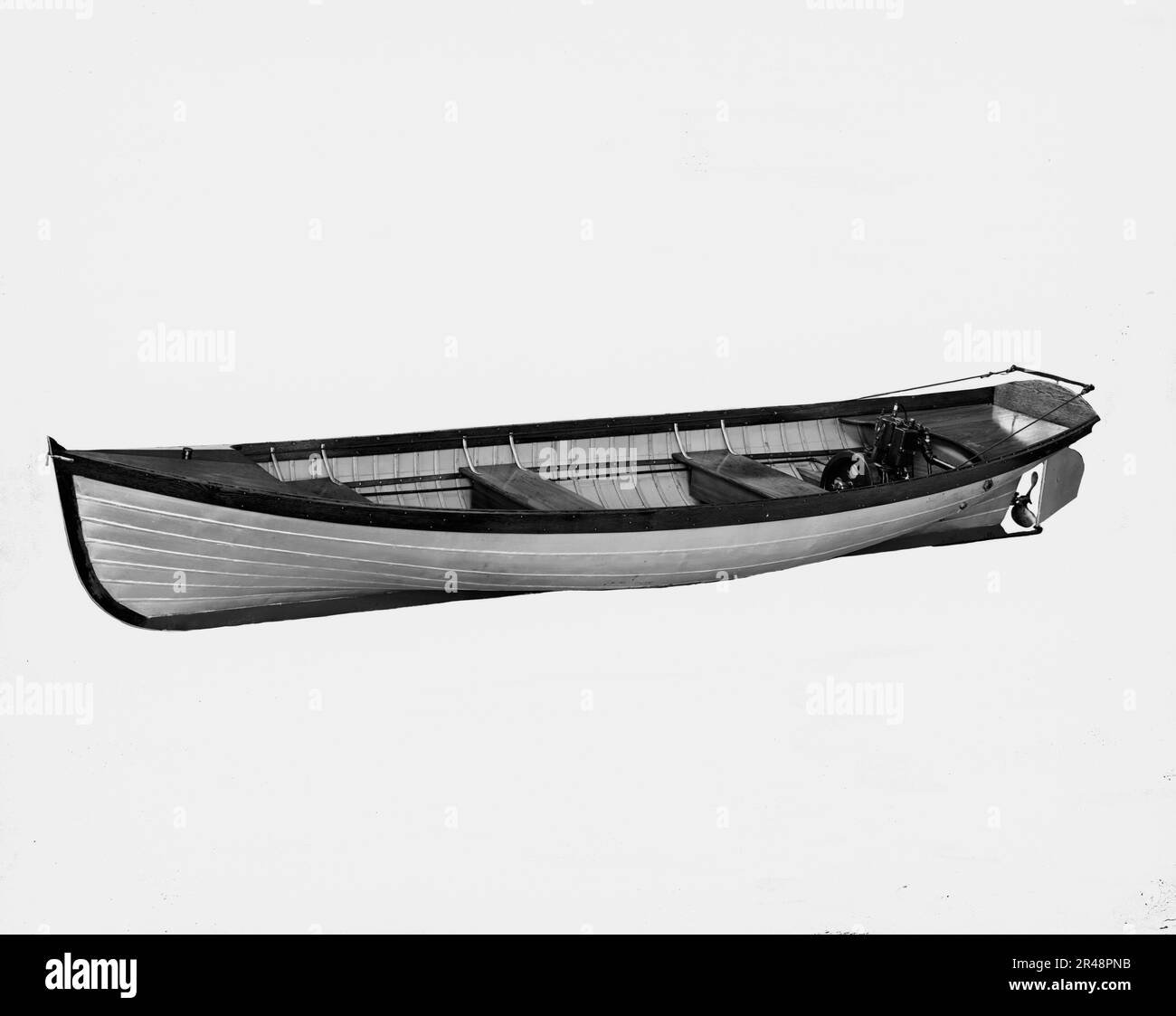 Vintage power boats Black and White Stock Photos & Images - Alamy