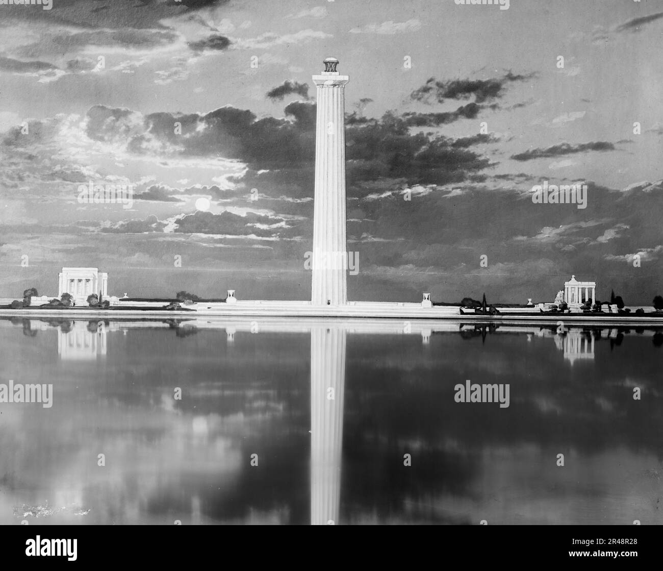 The Perry Memorial, Put-In-Bay, Ohio, c1912. Stock Photo