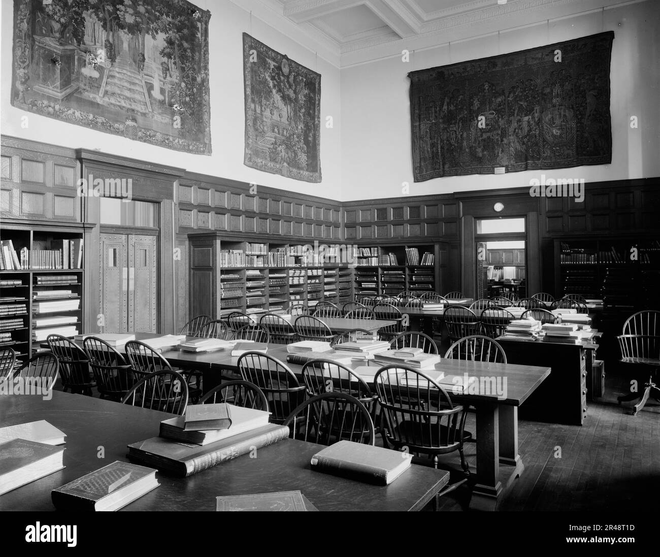 Hunt Memorial Library, Museum of Fine Arts, Boston, Mass., c.between