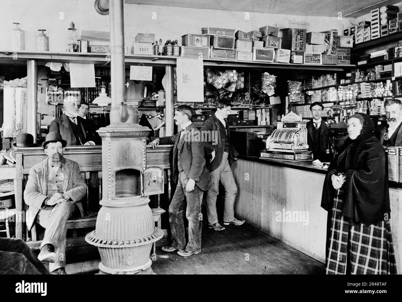 General store interior Black and White Stock Photos & Images Alamy