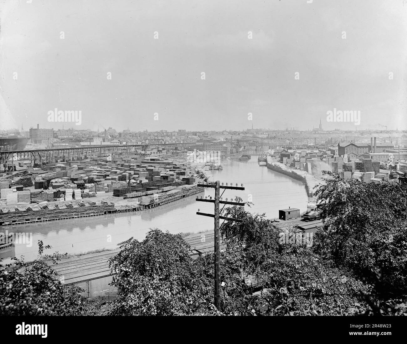 Cleveland train Black and White Stock Photos & Images - Alamy