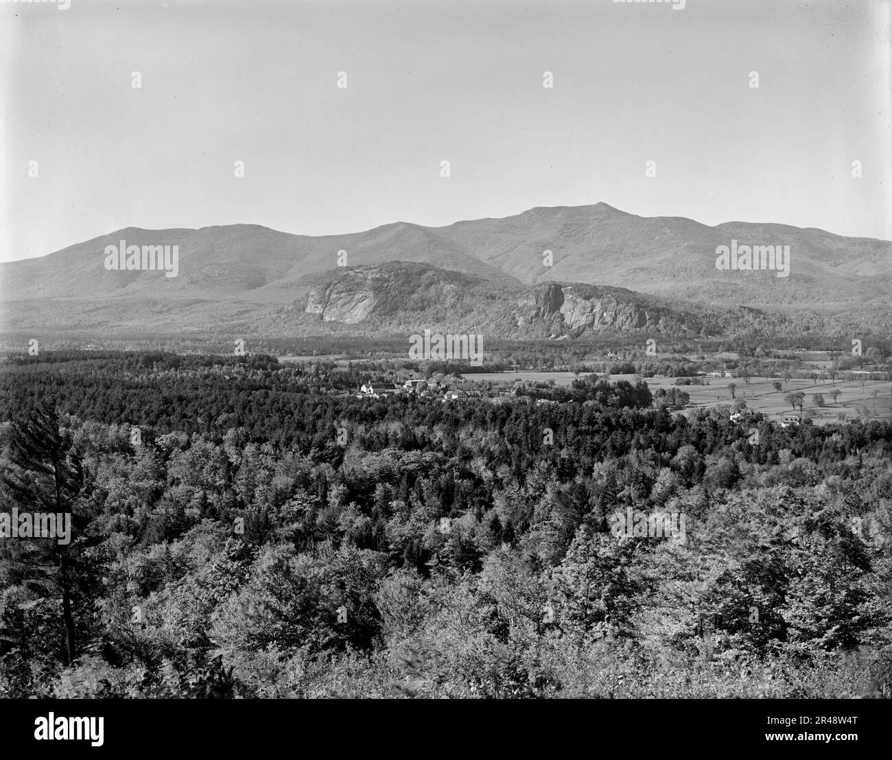 Moat Mountain and ledge from Mt. Surprise, North Conway and Intervale
