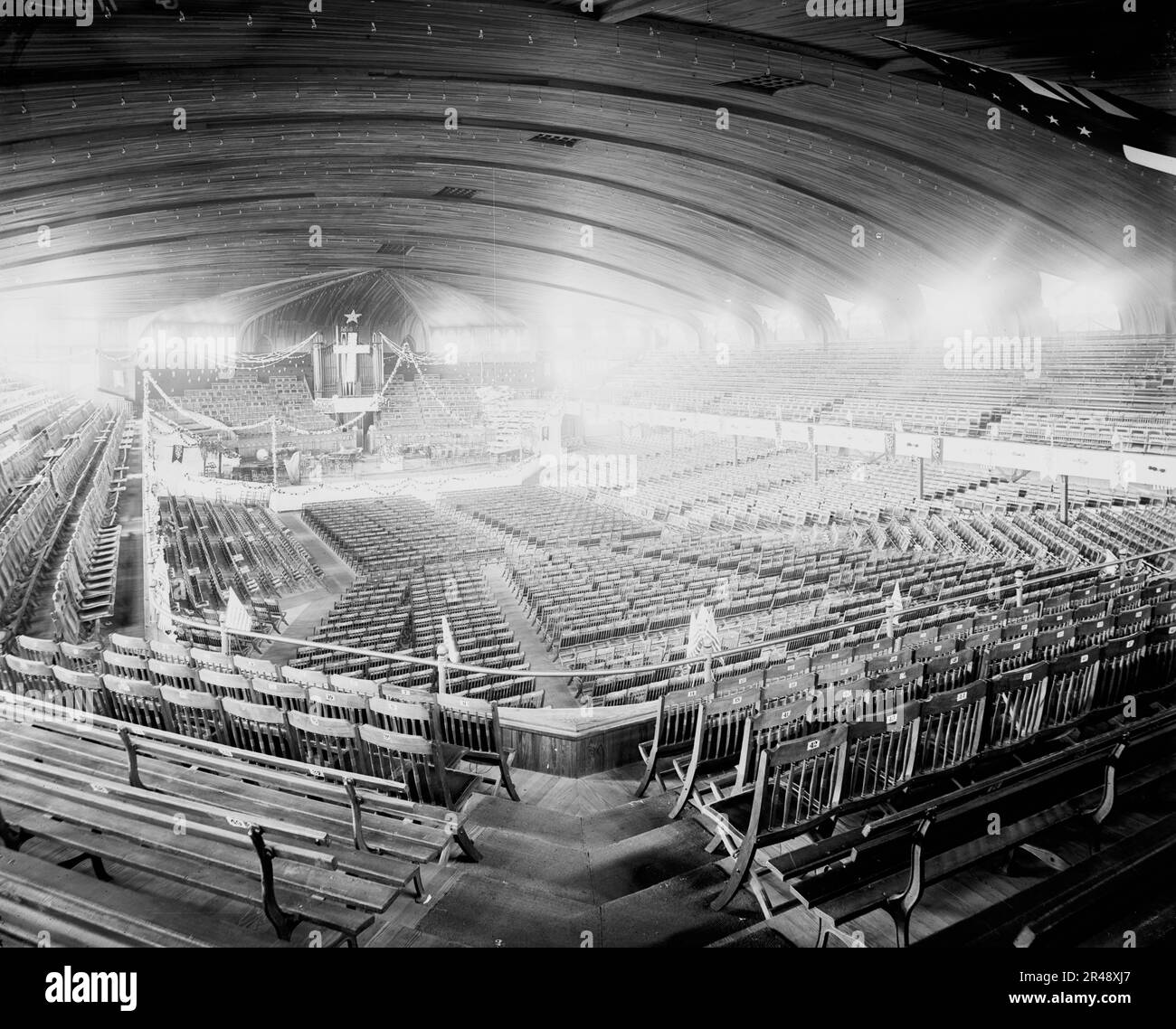 Interior of auditorium, Ocean Grove, N.J., between 1900 and 1910 Stock