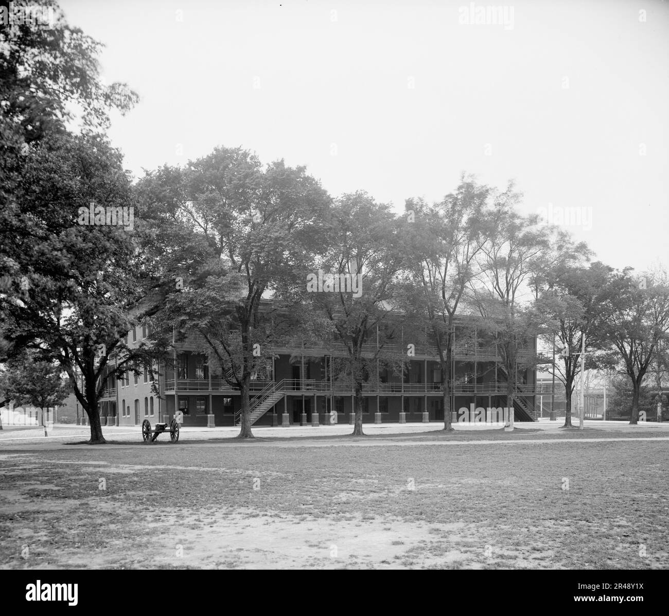 New Barracks, Fort Monroe, Va., between 1900 and 1910 Stock Photo Alamy