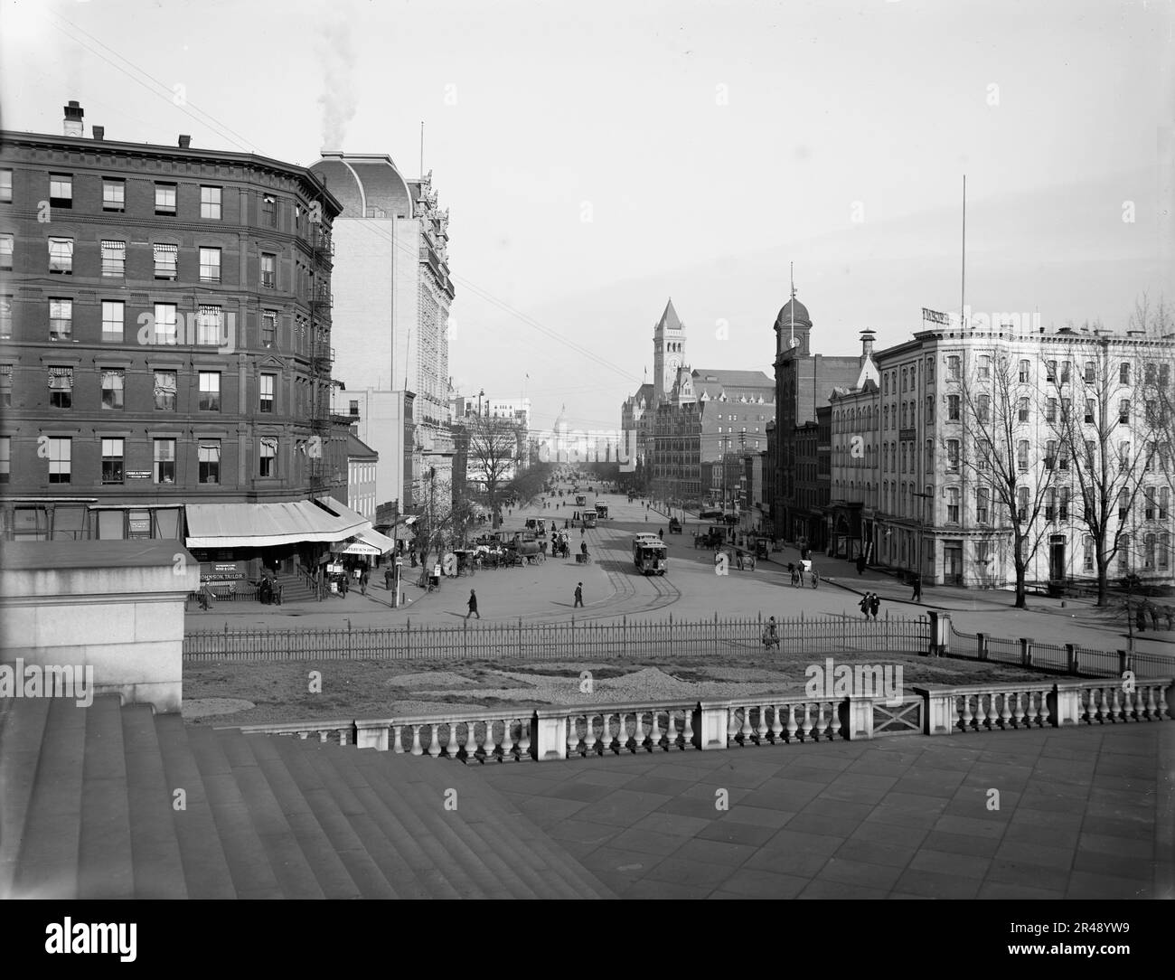 Pennsylvania Avenue, Washington, D.C., 1902 Stock Photo Alamy