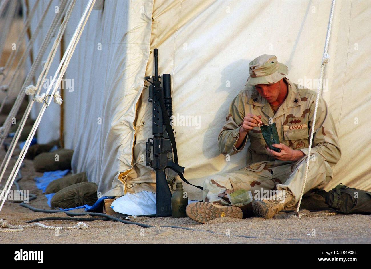 US Navy Builder Stock Photo - Alamy