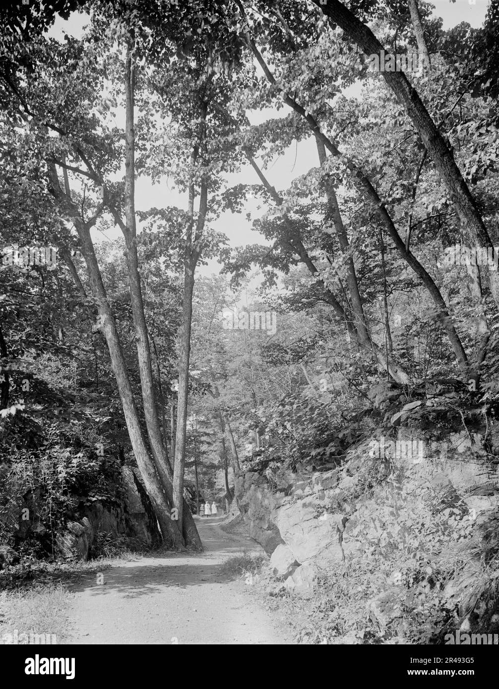 Split Rock Road, Ethan Allen Park, Burlington, Vt., between 1900 and